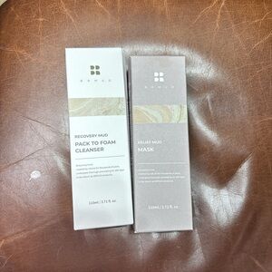 Recovery Mud Pack to Foam Cleanser - White and Cream